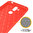 Flexi Slim Carbon Fibre Case for Nokia 8.1 - Brushed Red